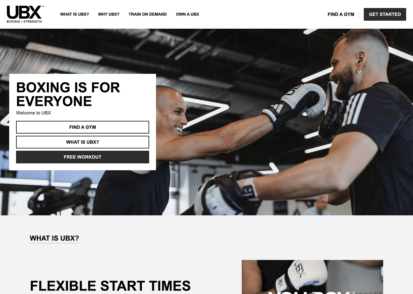 UBX Training project preview